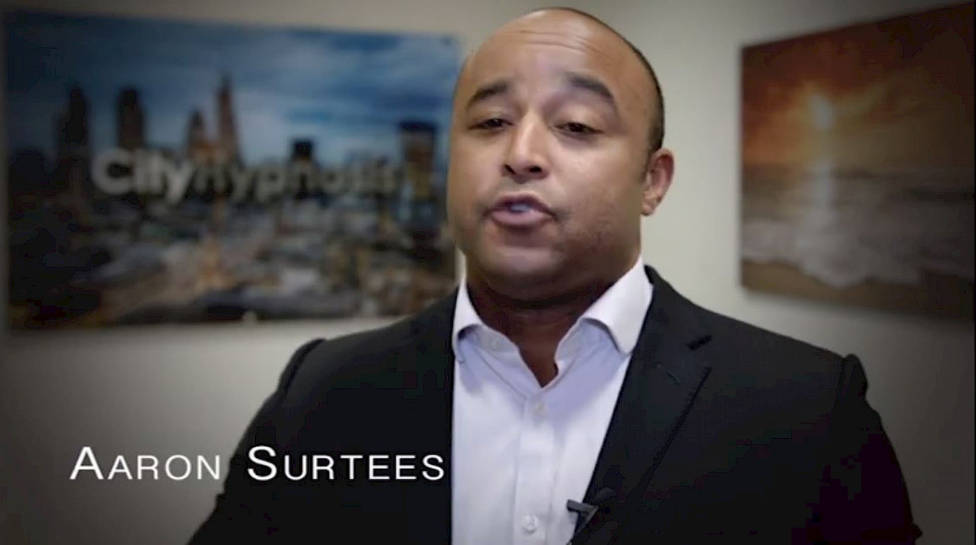 Aaron Surtees in a broadcast interview